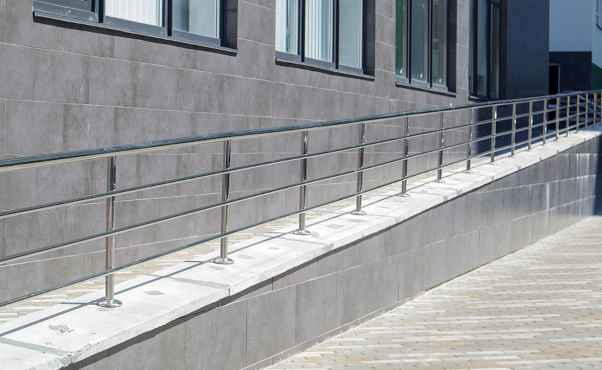 Steel safety rails - fabrication & installation - Sydney